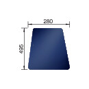 Schneidbrett Glas blau ANDANO XL 495x280