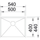 BLANCO ZEROX 500-IF CNS 3½" SG mCF o.Afb