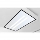 Glasplatte QULD104W Weißglas mit LED Beleuchtung